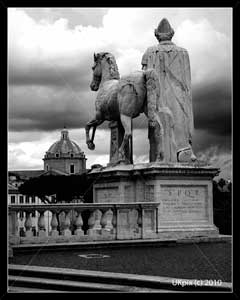 rome in black and white